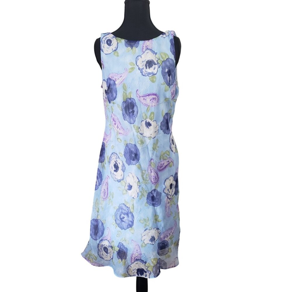 All‎ That Jazz 90s Womens Floral Sleeveless Midi Dress Size 9/10 Feminine Fairy